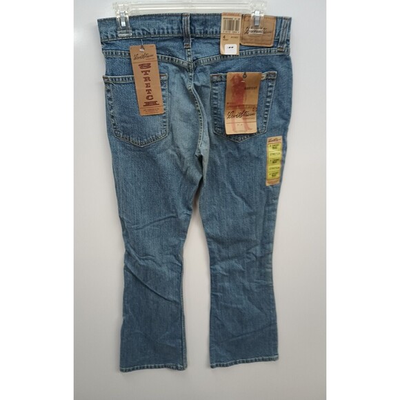 Levi Strauss Jeans Boot cut Misses Low Rise Slim Fit 4 Short Stretch - Picture 2 of 8